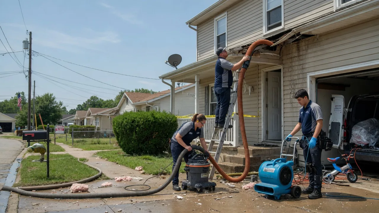 Water Damage Restoration in Bondville, IL near me